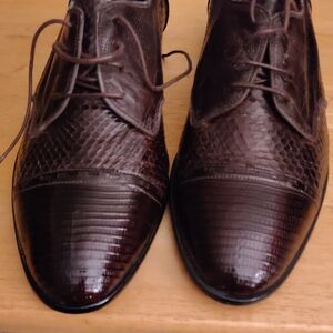 Carlo Morandi Genuine Lizard Dress Shoes